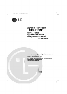 Handleiding LG FFH-S198AD Stereoset
