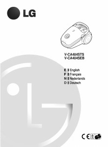 Handleiding LG V-CA404SEB Stofzuiger