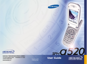 Manual Samsung SPH-A520MSR Mobile Phone
