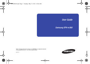 Handleiding Samsung SPH-M360 Mobiele telefoon