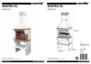 Manual de uso Movelar Mafra XL Barbacoa
