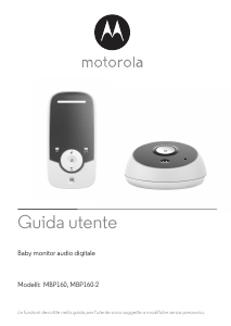Manuale Motorola MBP160 Baby monitor