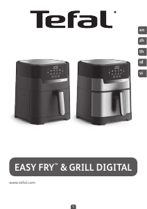 Panduan Tefal EY505866 Easy Fry Deep Fryer