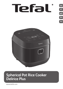 Manual Tefal RK776B65 Delirice Plus Rice Cooker