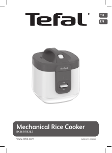 Manual Tefal RK361166 Rice Cooker