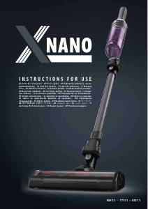 说明书 特福 TY1129WO X-Nano 吸尘器