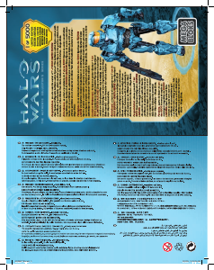 Manual de uso Mega Bloks set 29677 Halo UNSC Spartan-II