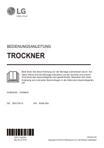 Bedienungsanleitung LG DV908IH2S Trockner