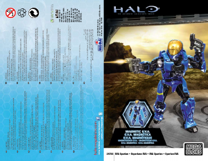 Manuale Mega Bloks set 29766 Halo EVA Spartan