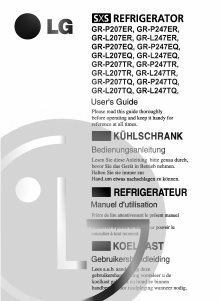 Bedienungsanleitung LG GR-L207DBR Kühl-gefrierkombination
