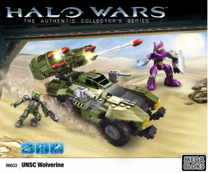 Priročnik Mega Bloks set 96833 Halo UNSC Wolverine