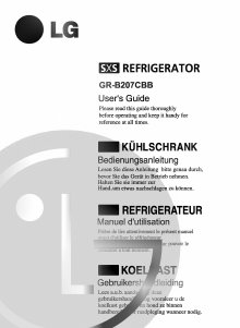 Manual LG GR-B207DBC Fridge-Freezer