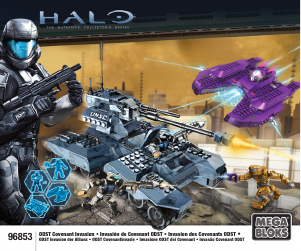 Manual Mega Bloks set 96853 Halo ODST Covenant Invasion
