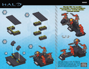Manual Mega Bloks set 96865 Halo UNSC Red Combat Unit