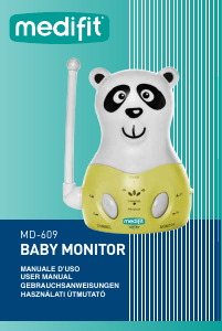 Manuale Medifit MD-609 Baby monitor