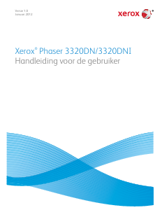 Handleiding Xerox Phaser 3320 Printer