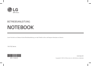 Bedienungsanleitung LG 14U70Q-G Notebook