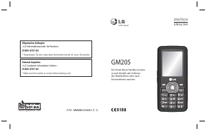 Handleiding LG GM205GO Mobiele telefoon