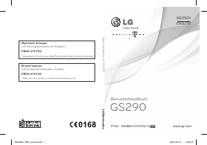 Bedienungsanleitung LG GS290NGO (T-Mobile) Handy