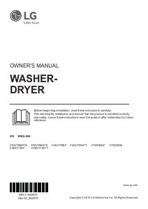 Manual LG V7WD906 Washer-Dryer