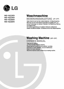 Handleiding LG WD-16223FD Wasmachine