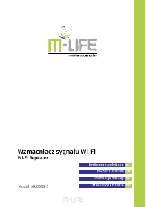 Manual M-Life ML0585-5 Range extender