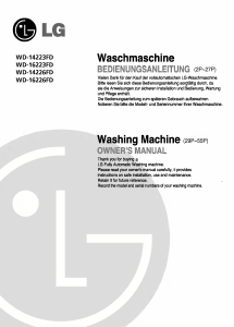 Handleiding LG WD-16227FD Wasmachine