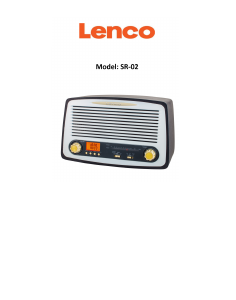 Instrukcja Lenco SR-02GY Radio