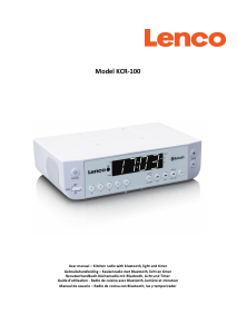 Manual de uso Lenco KCR-100WH Radio