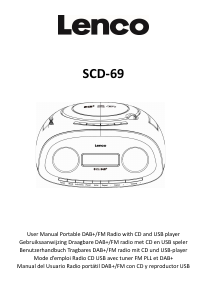 Manual de uso Lenco SCD-69TP Set de estéreo