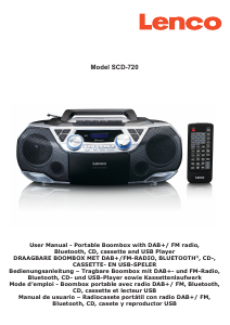 Manual Lenco SCD-720SI Stereo-set