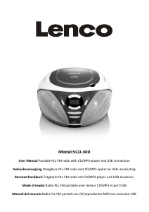 Manual Lenco SCD-300PU Stereo-set