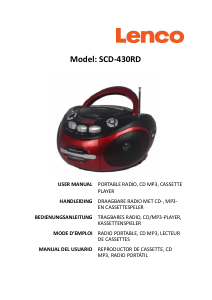 Manual Lenco SCD-430RD Stereo-set