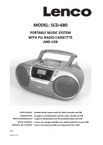 Manual Lenco SCD-680 Stereo-set
