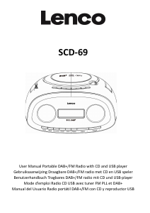 Manual Lenco SCD-69WH Stereo-set