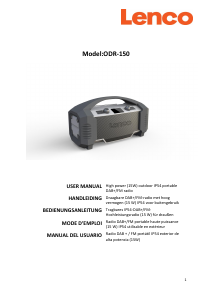 Manual Lenco ODR-150GY Stereo-set