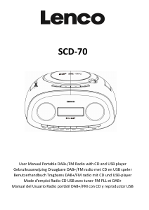 Manual Lenco SCD-70 Stereo-set