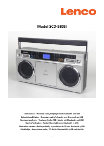 Handleiding Lenco SCD-580SI Stereoset