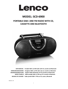 Handleiding Lenco SCD-6900BK Stereoset