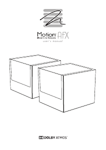 Mode d’emploi MartinLogan Motion AFX Haut-parleur