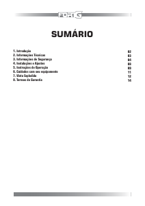 Manual FORTG FG3003X220 Lixadeira vibratória