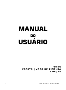 Manual FORTG FG8670 Pistola de pintura