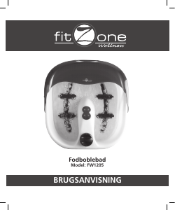 Brugsanvisning Fitzone FW1205 Fodbad