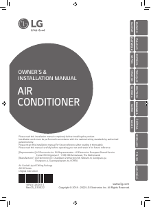 Manual LG ACHH020LBAB Air Conditioner