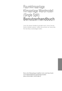 Bedienungsanleitung LG AS-H076QLA0 Klimagerät