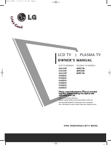 Manual LG 42LC2RHA LCD Television