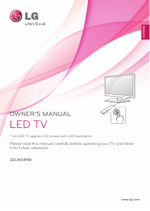 Manual LG 28LN549M LED Television