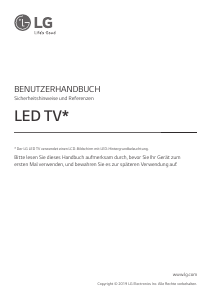 Manual de uso LG 49SM86007LA Televisor de LED