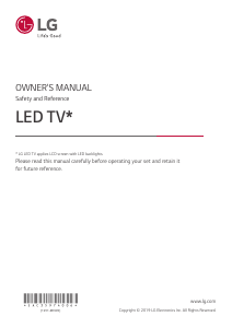 Handleiding LG 55UT762V0ZC LED televisie