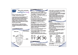 Manual KIN Amandy Máquina de lavar roupa